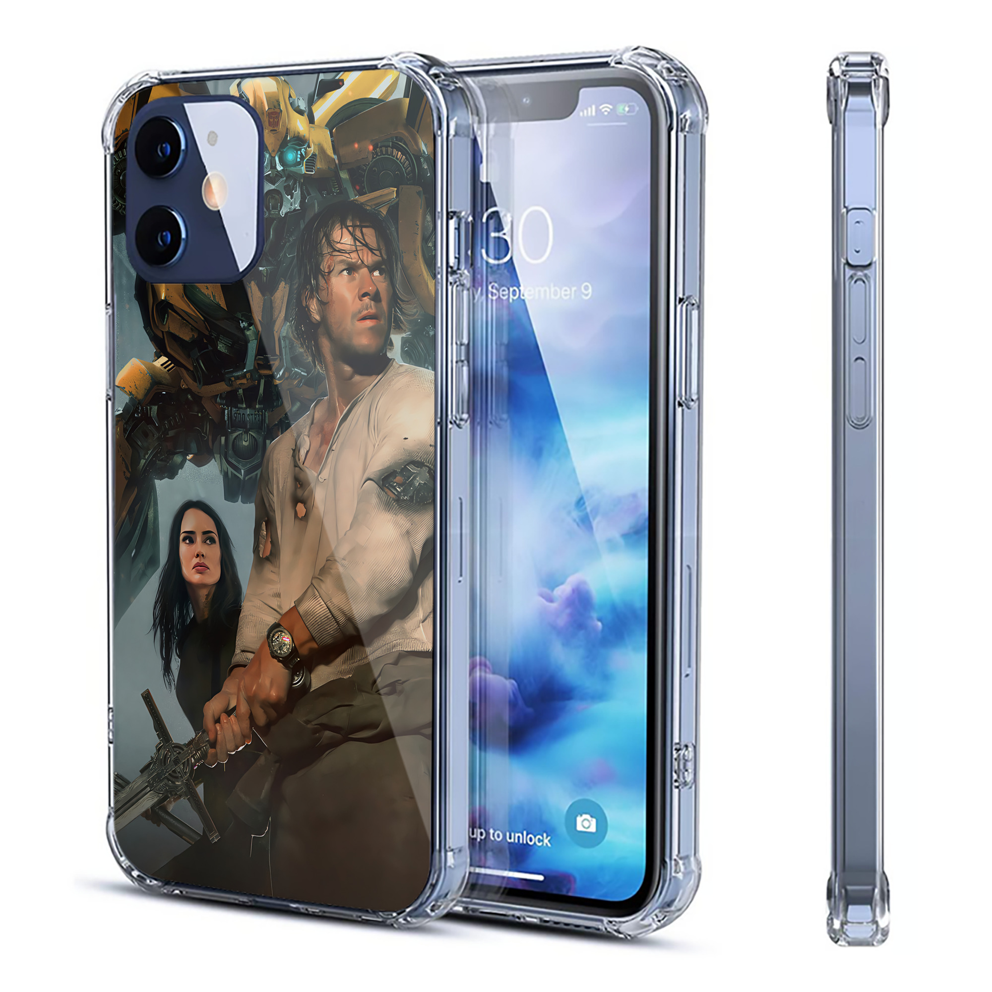 （画像用） Transformers トランスフォーマー 【iPhone 12シリーズ対応】透明スマホケース（クリアソフトケース）